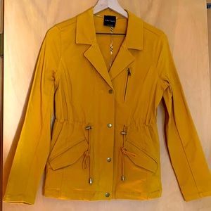 Mustard Yellow Eden Society Dario Cinched Jacket